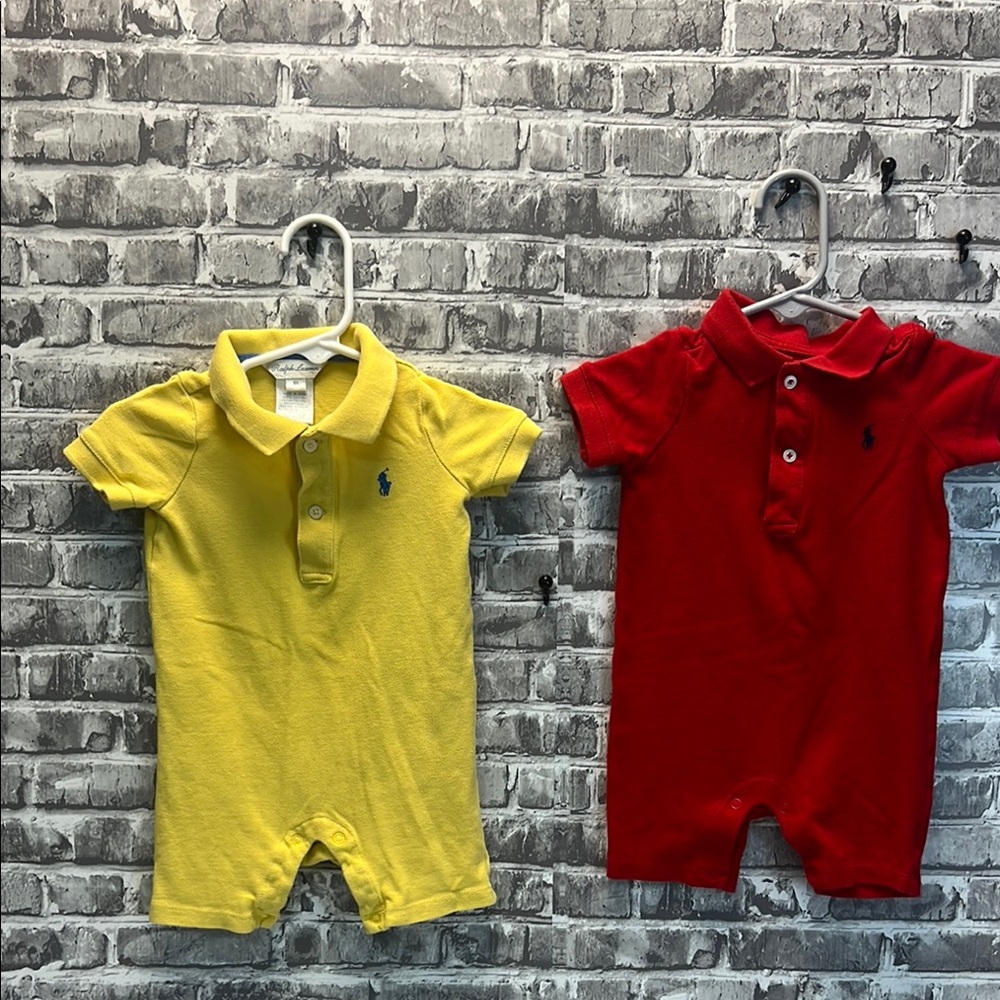 Baby boy's Ralph Lauren shorts rompers Rompers